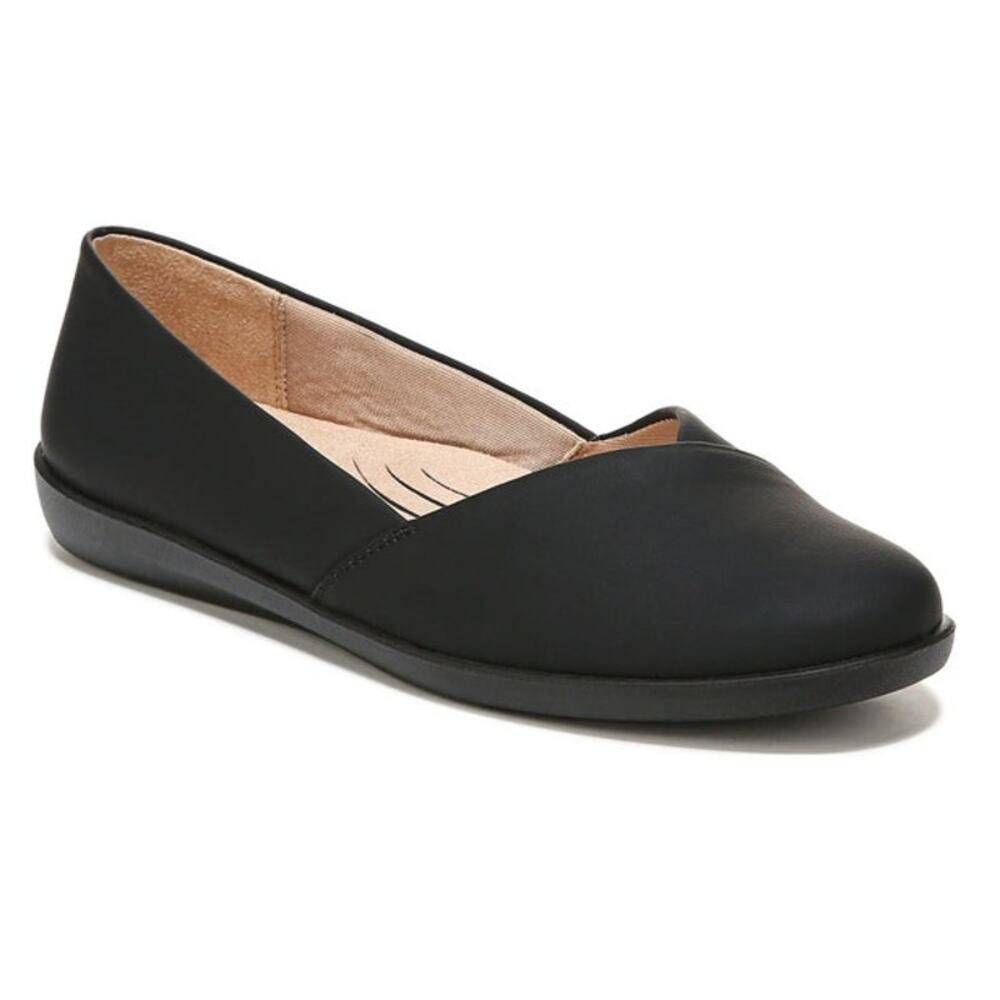 Black Women's Slip-On Ballet Flat